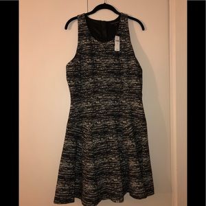 Black/white Mixed mini dress
